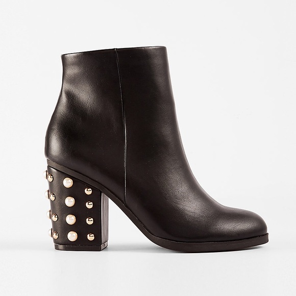 Express Shoes - Express pearl heeled boots